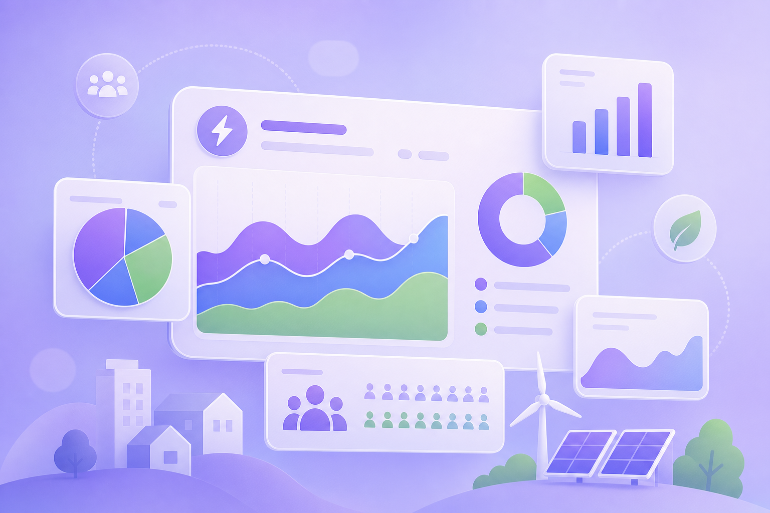 Community energy analytics dashboard